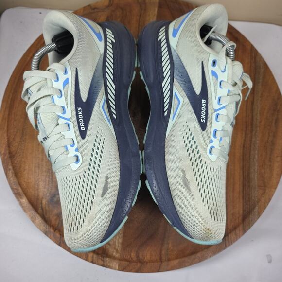 Brooks Adrenaline GTS 23 Blue Glass Womens Size 8.5 Running Shoes 1203811B471 - Picture 6 of 12